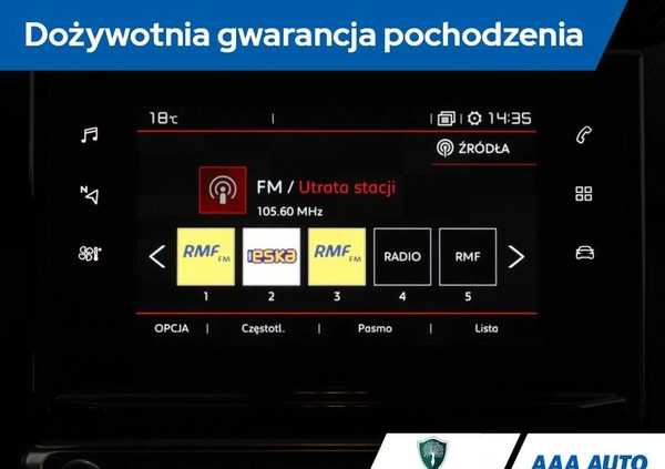 Citroen C3 Aircross cena 60000 przebieg: 76598, rok produkcji 2018 z Nieszawa małe 211